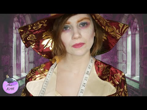 ASMR - Mad Hatter's Workshop - Measuring You|Fabric Sounds|Layered Sound