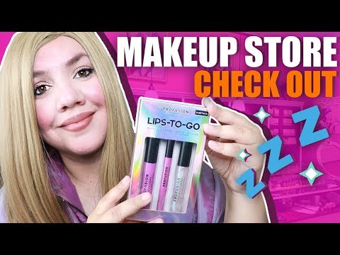 ASMR: Makeup Store Checkout RoIePIay with Real Sounds