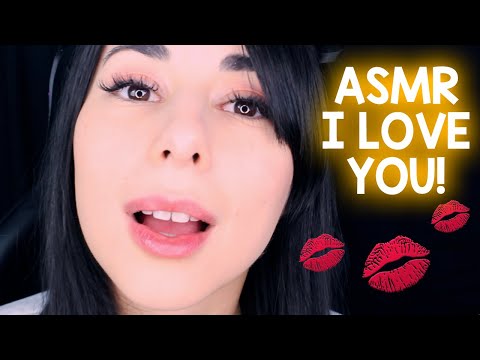 ASMR Kissing Sounds (I Love You!) 😘 | Goodnight Kisses to Help you Sleep 💋UP CLOSE