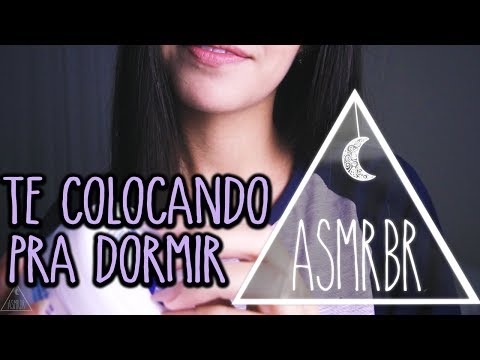 [ASMR] TE COLOCANDO PRA DORMIR: Pós Pesadelo l Hair Brushing, Face Massage, Atenção Pessoal