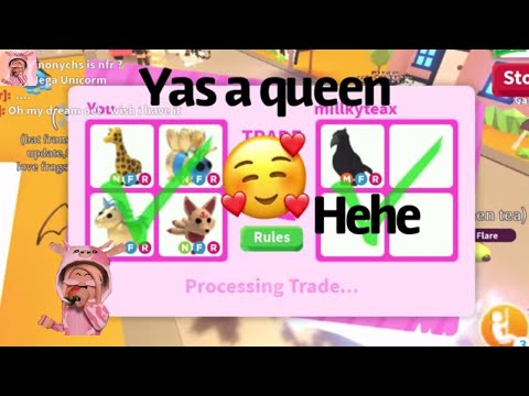 Adopt me trading video | Neon Queen Bee 🐝  I named Seymour - And a scammer 😬  - video by Lavender💜,