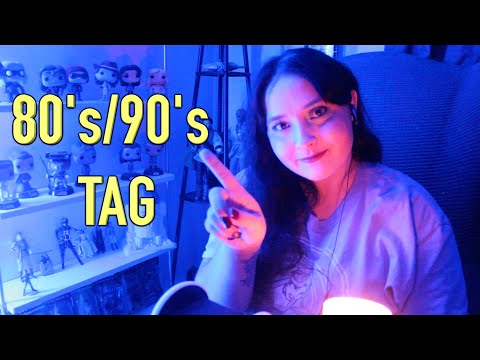 Soft Spoken & Whisper  ASMR ✨ 80s/90s Tag ✨ With Butterfly Fingers