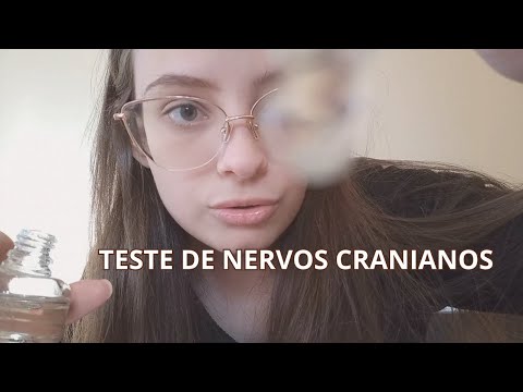 ASMR ROLEPLAY TESTE DE NERVOS CRANIANOS ♥ Camila ASMR