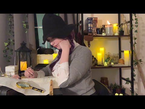 ASMR Triggers to Relax and Study to • Wizard Dorm Room 🔮