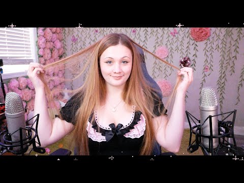 ASMR Hair Sounds / Playing with Hair