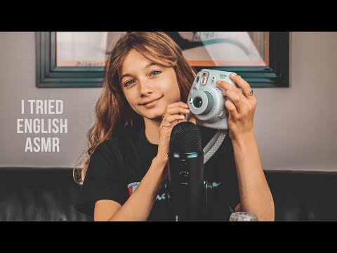 I *TRIED* ENGLISH ASMR.