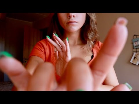 ASMR Affirmations Self Love | Hand Movements Whispering, Visual Triggers, Face Touching