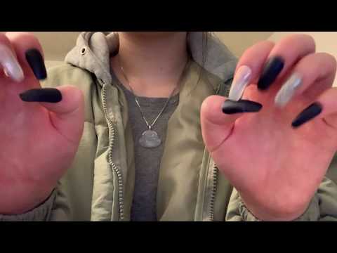 ASMR Nail Tapping (+ skin scratching, hand sounds, ...)