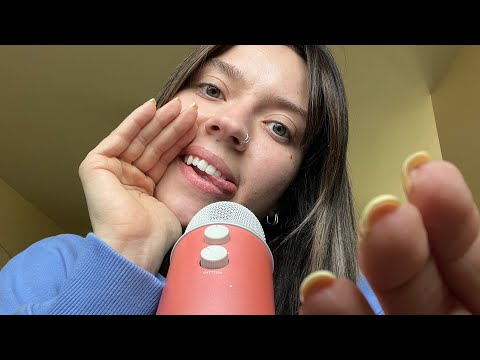 ASMR| Unusual Clicky Mouth Sounds with Layered Hand Sounds/ Movements