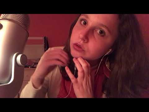 Asmr Mouth Sounds/Trigger words, Finger Fluttering, Tapping and Visuals