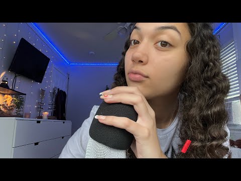 ASMR~fast mic triggers: scratching, tapping, pumping, and swirling ☺️
