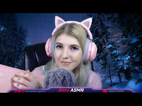 ASMR | Book Tapping, FLUFFY Mic Scratching & Personal Attention | Jinxy ASMR