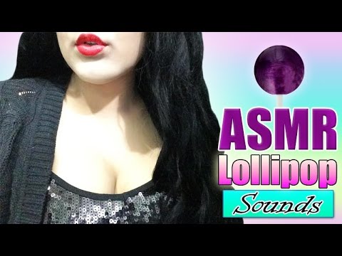 ASMR Eating Sounds - Lollipop! - Grape Flavored