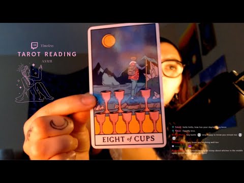 asmr timeless tarot reading + visual triggers (twitch highlights)👾