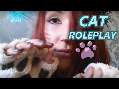 ASMR - CAT ROLEPLAY ~ Meow Meow, Licking, Kneading, Scratching, Playing & MORE ~