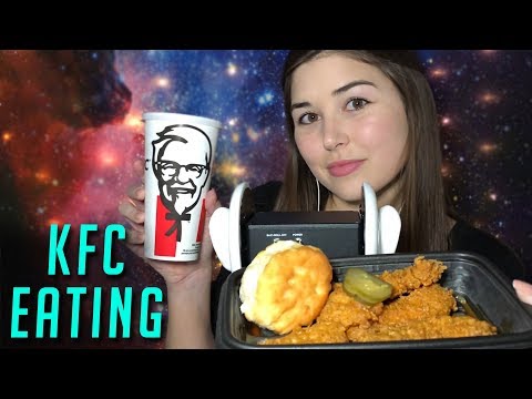 3DIO ASMR - KFC Eating Mukbang 🍗 (Crunchy Chewing, Mouth Sounds)