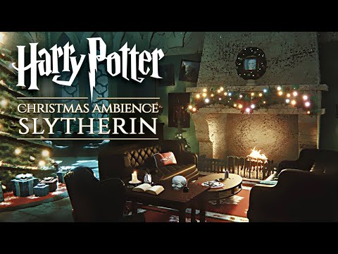 Slytherin ◈ Christmas at Hogwarts 🎄 Harry Potter inspired Holiday Ambience & Soft Music [Day Time]