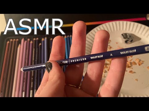 ASMR Sharpening Pencils