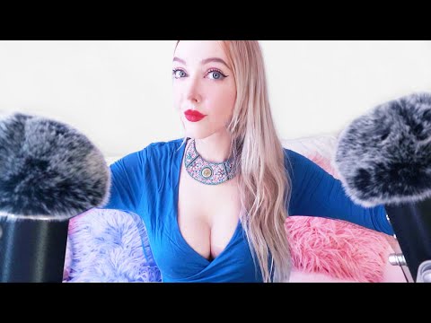 ASMR Kisses 🌙INTENSE TINGLES, YOU will fall asleep, Close up Mouth Sounds Ear to Ear