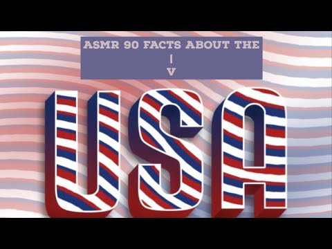 ASMR 90 American Facts (Whispered) - Inspired by Sophie Michelle ASMR