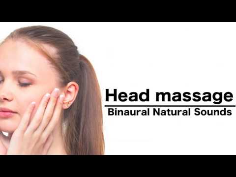 [音フェチ]ヘッドマッサージ[ASMR]"Head massage"Binaural Natural Sounds/두피마사지 JAPAN