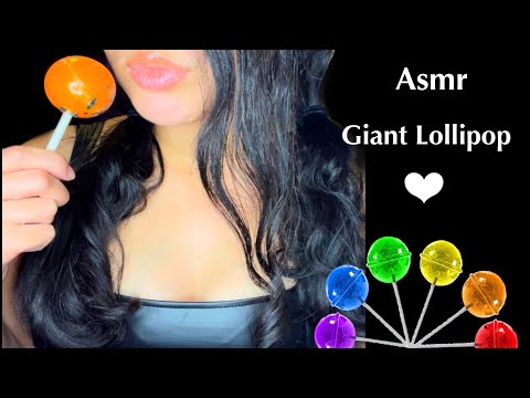 Asmr Eating Giant Lollipop No Talking