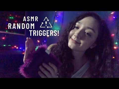 ASMR Random Triggers! (Tapping, Lid Sounds, Whispering) 🎲🤯