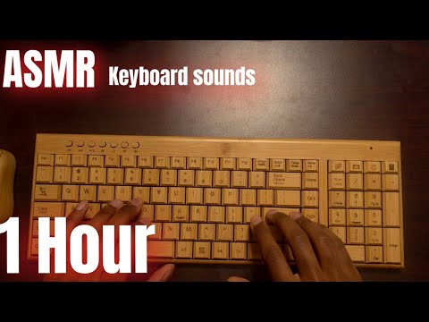 ASMR 1 hour of relaxing keyboard sounds and mouse clicking ( no talking)
