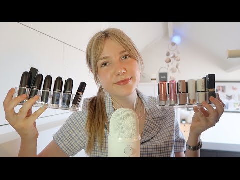 ASMR Lipstick Collection ~ Whispered Show & Tell