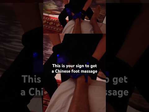 Chinese Woman’s Foot Massage - ASMR Experience