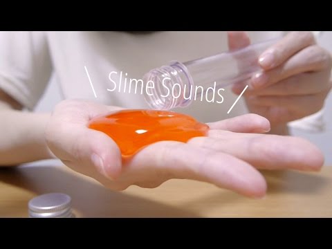 [ASMR] スライムで遊ぶ音 #1 Slime Sounds [囁き声-Whisper]