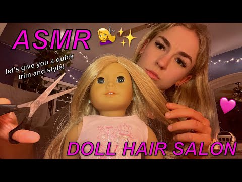ASMR: DOLL HAIR SALON 💇‍♀️🩷