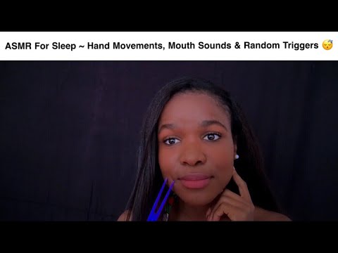 [ASMR] Slow vs Fast Hand Movements | Random Unpredictable Visual Triggers & Mouth Sounds 😴