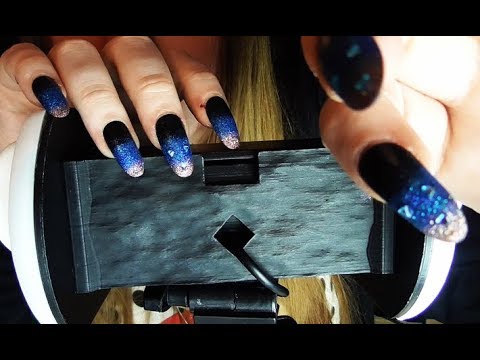 ASMR Tapping And Scratching The Mic And Camera Long 3D Nails Tingly