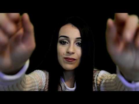 ASMR Mouth sound And Relaxing Hand Movements/Face Touching for Sleep /ITA Whispering
