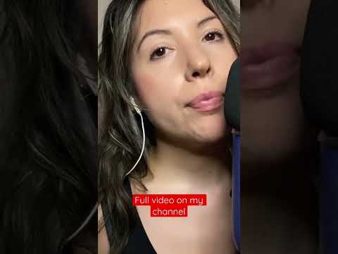 ASMR Spit Painting, Lens and Lip Licking