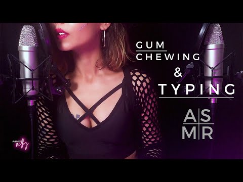 ASMR | Gum Chewing & Keyboard Typing (No Talking)