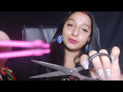 ASMR Plucking And Snipping Your Negative Energies From Your Face || @asmranannya #asmrplucking
