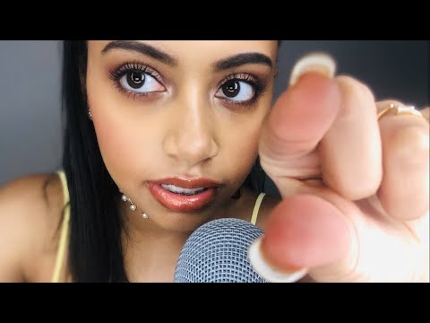 ASMR: || PLUCKING away your ACNE || (personal attention and hand movements)