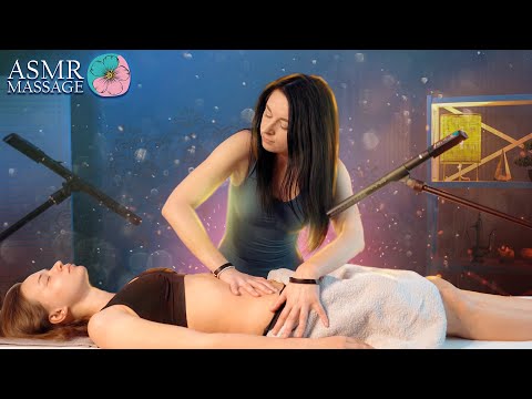 ASMR Visceral Front Massage by Anna (belly, abdominal, stomach)