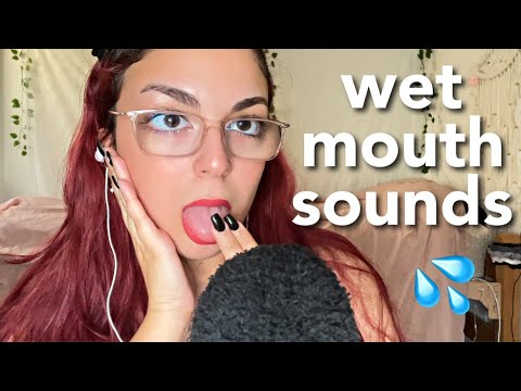 ASMR | wet mouth sounds (minimal talking)