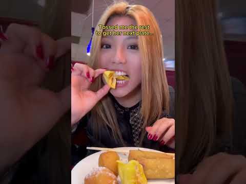 SEEING HOW LONG IT TAKES TO GET KICKED OUT OF AYCE CHINESE BUFFET #shorts #viral #mukbang