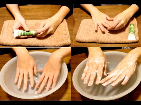 ✧J-ASMR✧手を洗う＆ハンドクリームを塗る/Binaural washing my hands&rubbing the hand cream sounds/손을 씻다&핸드크림✧音フェチ✧