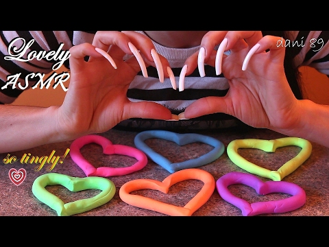 ❤️💚💛💙💖 1 HOUR of ASMR with SILK CLAY 🎧 TAPPING & many other TRIGGERS 💝 💤 ↬ TINGLES for relaxing ↫ 💟