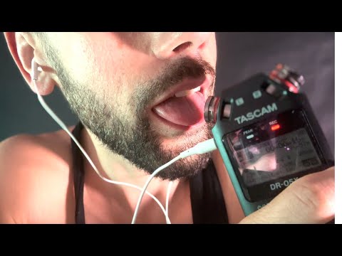 EAR LICKING to melt your brain * male mouth sounds * ASMR