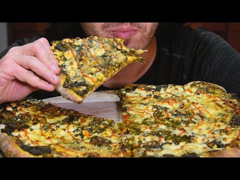 ASMR INDIAN CURRY PIZZA MASHUP *CRUNCHY EATING SOUNDS* 먹방