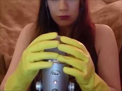 ASMR - Mic Brushing/Scratching with Rubber Latex Gloves & Soap Sounds