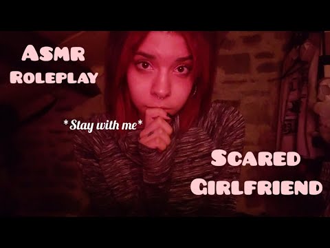 ASMR gf ♡ Scared girlfriend in a haunted house 👻