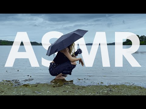 ASMR at a Lake | summer rain