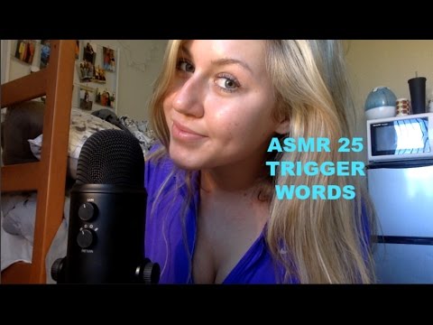 ASMR 25 Trigger Words for Your Relaxation!!